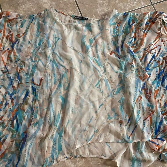 Gypsy S Oversized Silk Tunic Sheer - Picture 1 of 5